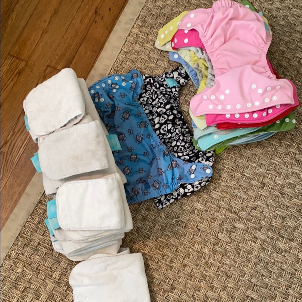 Lot of cloth diapers
